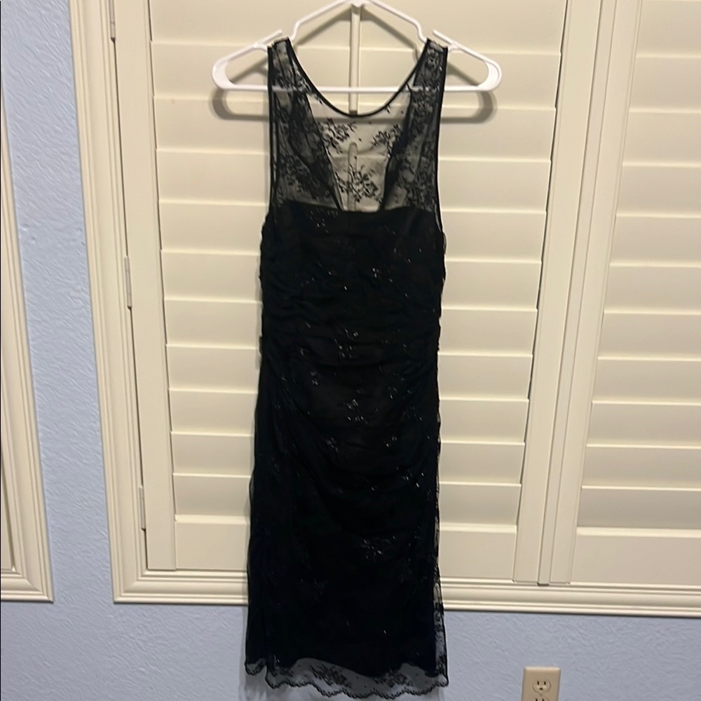 Elegant Black Lace Dress